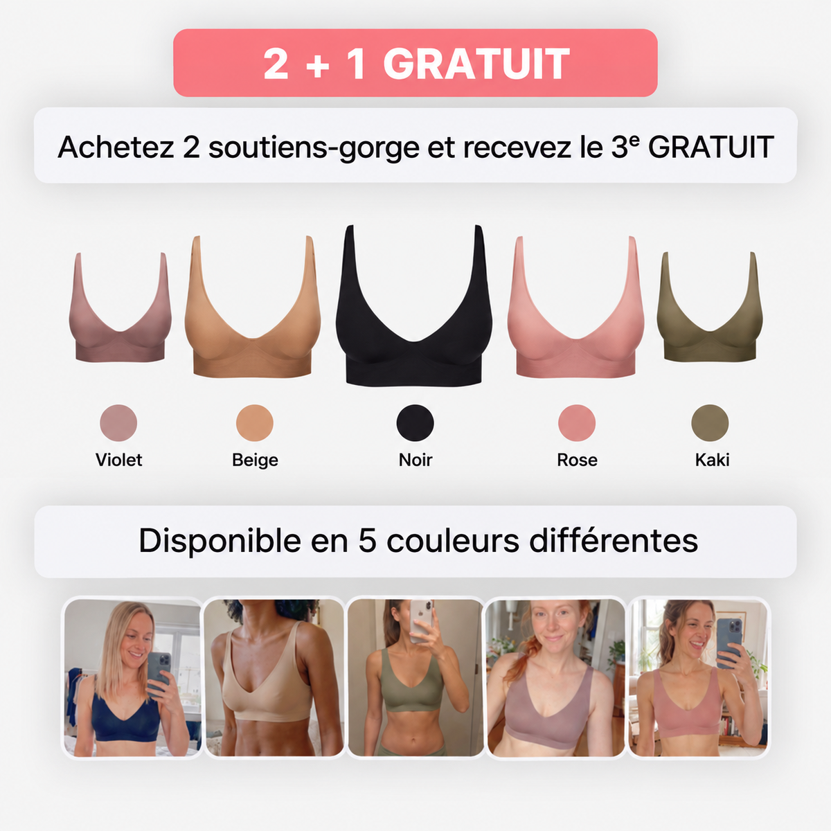 Elixa – Soutien-Gorge Sans Armatures