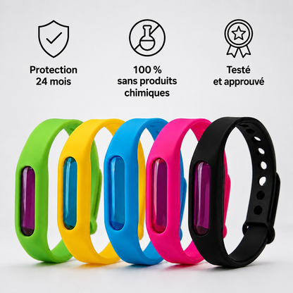 Bracelets anti-moustiques Elixa