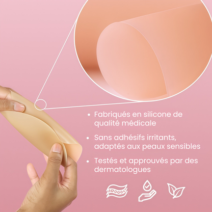 Cache-tétons ronds Sans Adhésif