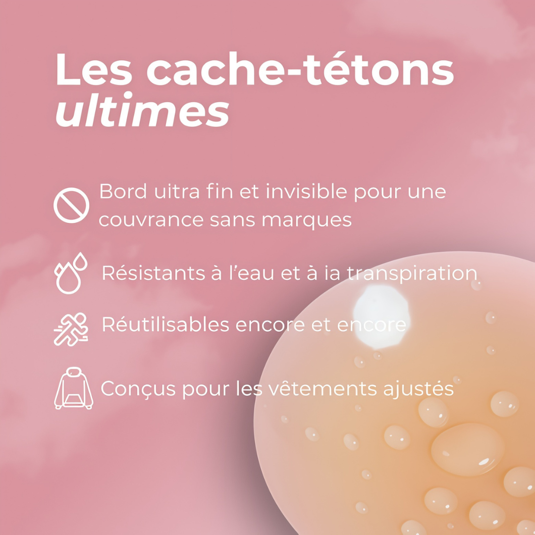Cache-tétons ronds Sans Adhésif