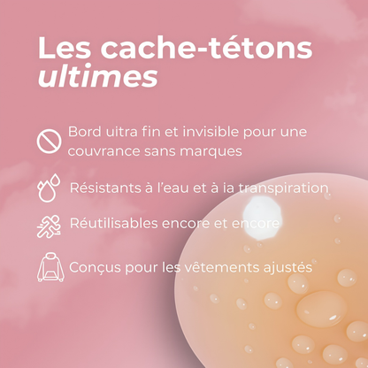Cache-tétons ronds Sans Adhésif